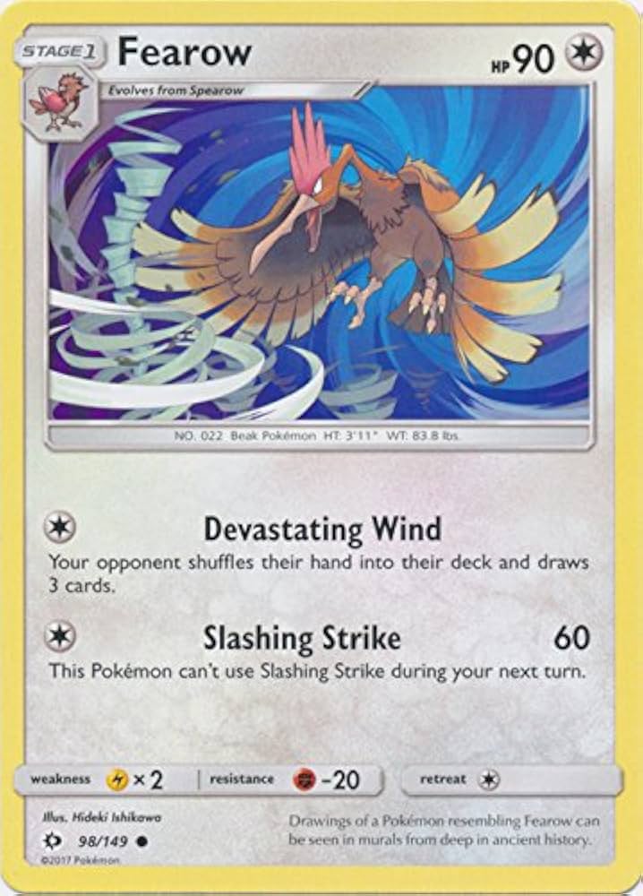 Amazon.co.jp: Fearow – 98 / 149 – Common – Pokemon Sun